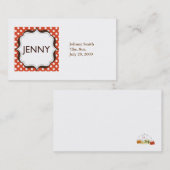 Horizontale Visitenkarten - besonders angefertigt Visitenkarte (Vorne/Hinten)