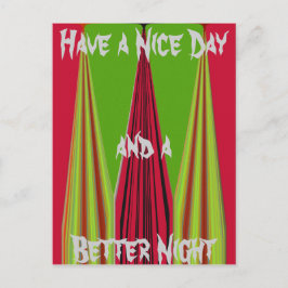 Horizontale Vorlage für den Vormittag Postkarte