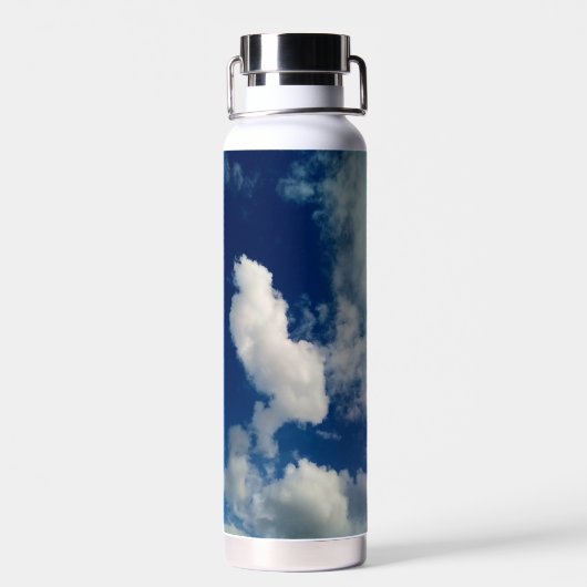 Horizontale Wolke Trinkflasche (Rückseite)