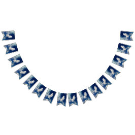 Horizontale Wolke Wimpelkette