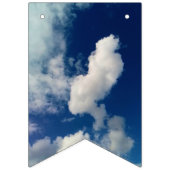 Horizontale Wolke Wimpelkette (Dritte Fahne)