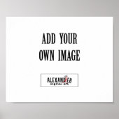 Horizontale Zeichen Poster (Vorne)