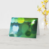 Horizontaler abstrakter Gruß Karte (Gelbe Blume)