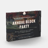 Horizontaler Blockblock Fotoblock (Links)