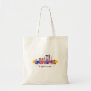 Horizontaler Charleston akuarela Tragetasche