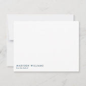 Horizontaler Farbblock Trendy Moderne Anmerkung C Mitteilungskarte (Vorderseite)