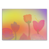 Horizontaler Frühling 3,5" x 5" Tablecard, Basic Tischnummer (Vorderseite)