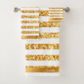 Horizontaler Glitzer Boho Popular Collection Badhandtuch Set (Insitu)