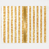 Horizontaler Glitzer Boho Popular Collection Fleecedecke (Vorderseite (Horizontal))