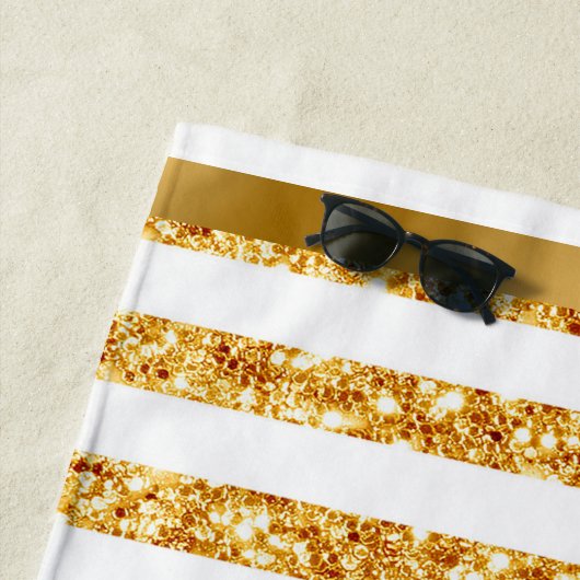 Horizontaler Glitzer Boho Popular Collection Strandtuch (Beispiel)