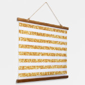 Horizontaler Glitzer Boho Popular Collection Wandteppich Mit Holzrahmen (Gewinkelt)