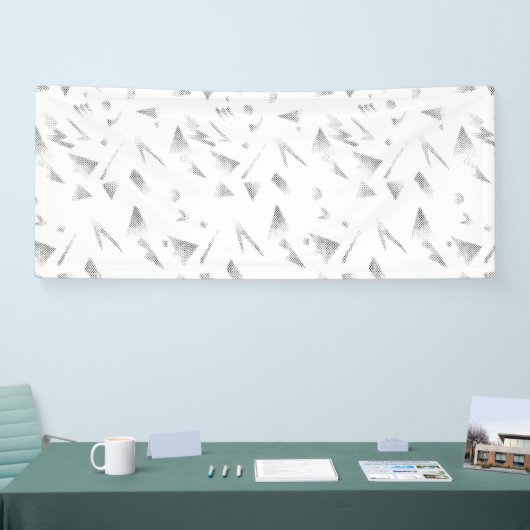 Horizontaler, grauer Cloud-Banner Banner (Messe)