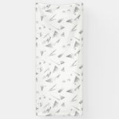 Horizontaler, grauer Cloud-Banner Banner (Vertikal)