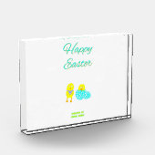 Horizontaler Osterhattling-Foto Fotoblock (Links)