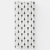 Horizontaler, schlichter grauer Banner (Vertikal)