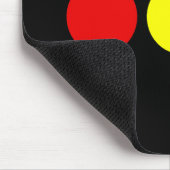 Horizontaler Stoplight Mousepad (Ecke)
