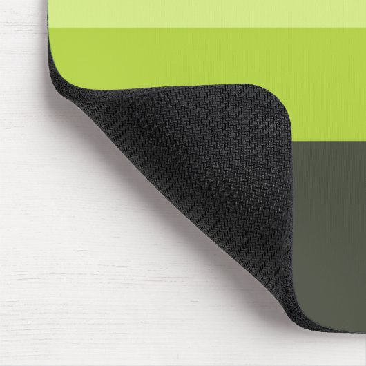 Horizontaler Streifen Monogramm Mous Mousepad (Ecke)