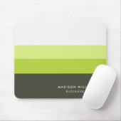 Horizontaler Streifen Monogramm Mous Mousepad (Mit Mouse)