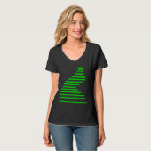 Horizontaler T - Shirt (Vorderseite Vollansicht)