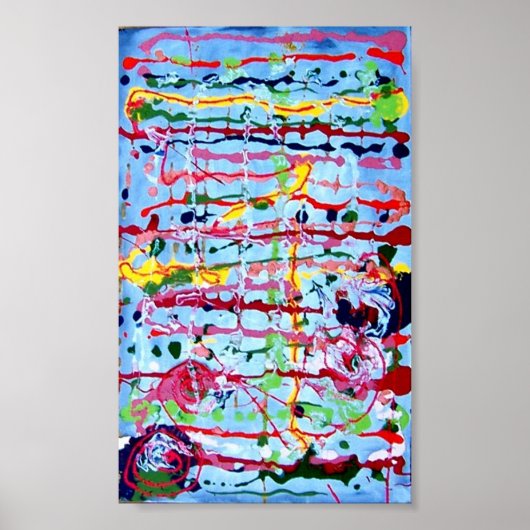 Horizontaler Tropfen Poster (Vorne)