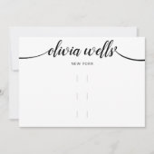 Horizontales 3-Haarschnitt-12x18 Einladung (Vorderseite)