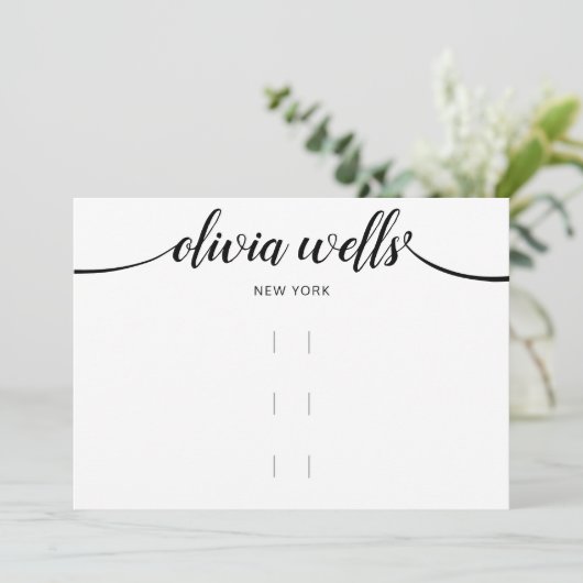 Horizontales 3-Haarschnitt-12x18 Einladung (Stehend Vorderseite)