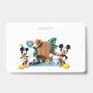 Horizontales Abzeichen Ausweis