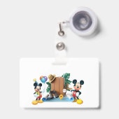 Horizontales Abzeichen Ausweis (Front with Retractable)