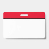 Horizontales Abzeichen Ausweis (Back)