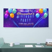 Horizontales Banner der Geburtstagspartei (Messe)