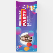 Horizontales Banner der modernen Geburtstagspartei (Vertikal)