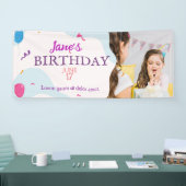 Horizontales Banner für niedliche und moderne Gebu (Messe)