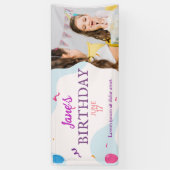 Horizontales Banner für niedliche und moderne Gebu (Vertikal)