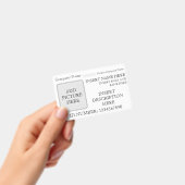 Horizontales benutzerdefiniertes ID-Abzeichen Ausweis (Handheld)