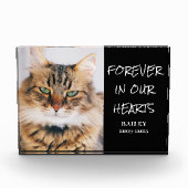 Horizontales Blockfoto für Pet-Memorial Fotoblock (Vorderseite)