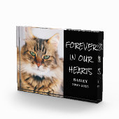 Horizontales Blockfoto für Pet-Memorial Fotoblock (Rechts)