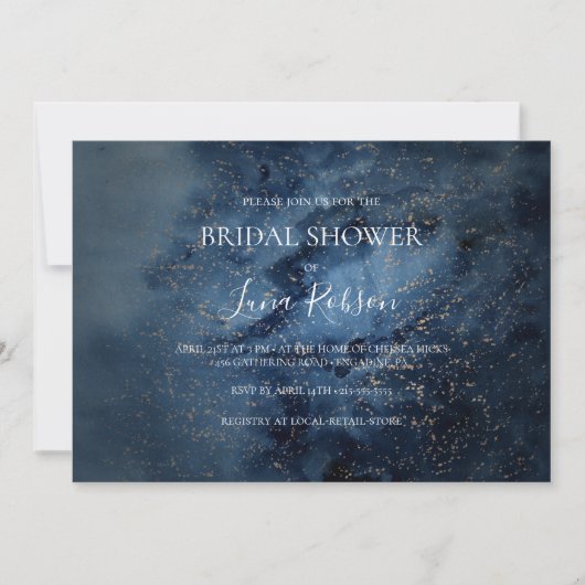 Horizontales Brautparty Einladung (Vorderseite)