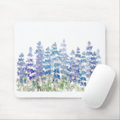 Horizontales Feld für lila Lupin-Blume Mousepad (Mit Mouse)