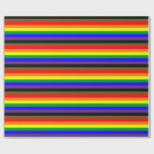 Horizontales Flag für Philadephia Rainbow Pride Geschenkpapier (Flach)