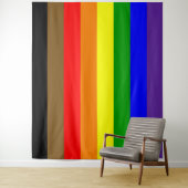 Horizontales Flag für Philadephia Rainbow Pride Wandteppich (Beispiel)