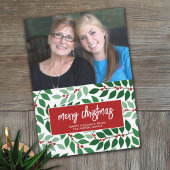 Horizontales Foto - Frohe Weihnachten Botanisch Ro