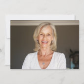 Horizontales Foto für einfaches Party Einladung (Rückseite)