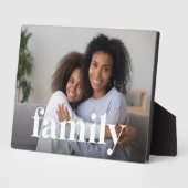 Horizontales Foto für Familien überlagern Fotoplatte (Seite)