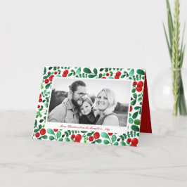 Horizontales Foto für frische Berries Feiertagskarte