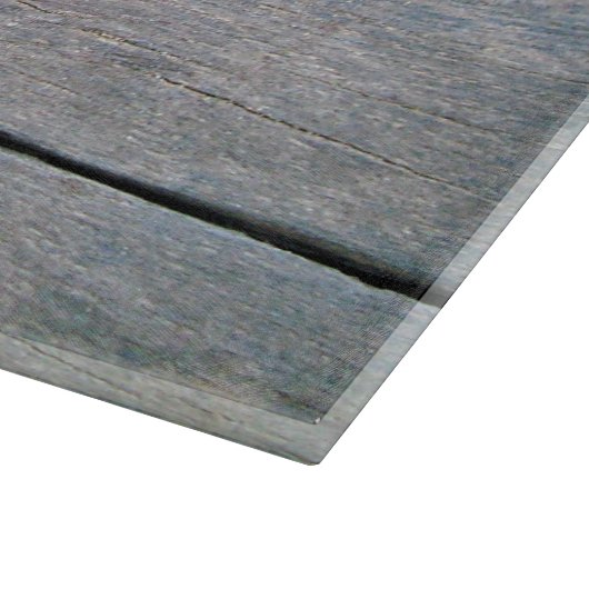 Horizontales graues Holz Schneidebrett (Ecke)