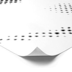 Horizontales, graues Wolkenschild Poster