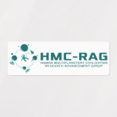 Horizontales HMC-RAG Etiketten (Design 2)