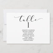 Horizontales Hochzeitstil Einladung (Vorderseite)