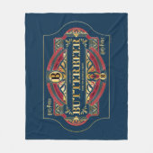 Horizontales Logo "BUTTERBEER™" Fleecedecke (Vorderseite)