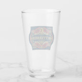 Horizontales Logo "BUTTERBEER™" Glas (Rückseite)